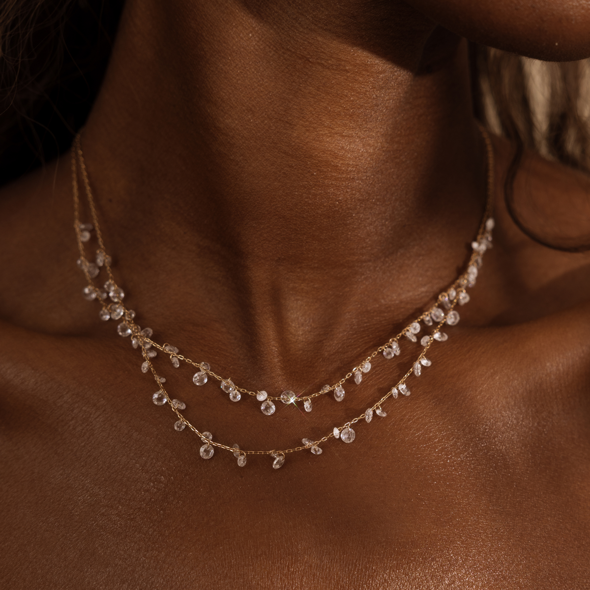 Dew Drop Floating Necklace - Image 6