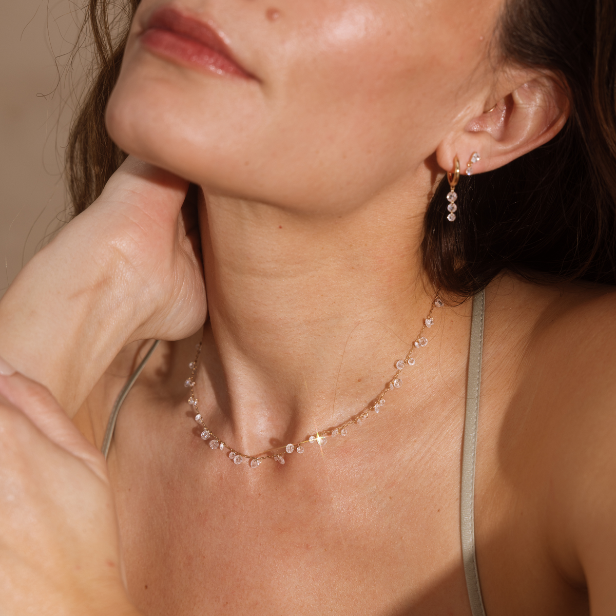 Dew Drop Floating Necklace - Image 7