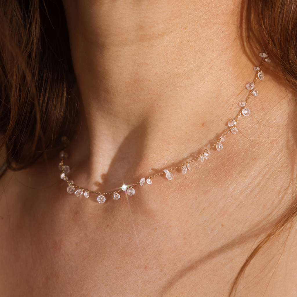 Dew Drop Floating Necklace - Image 4