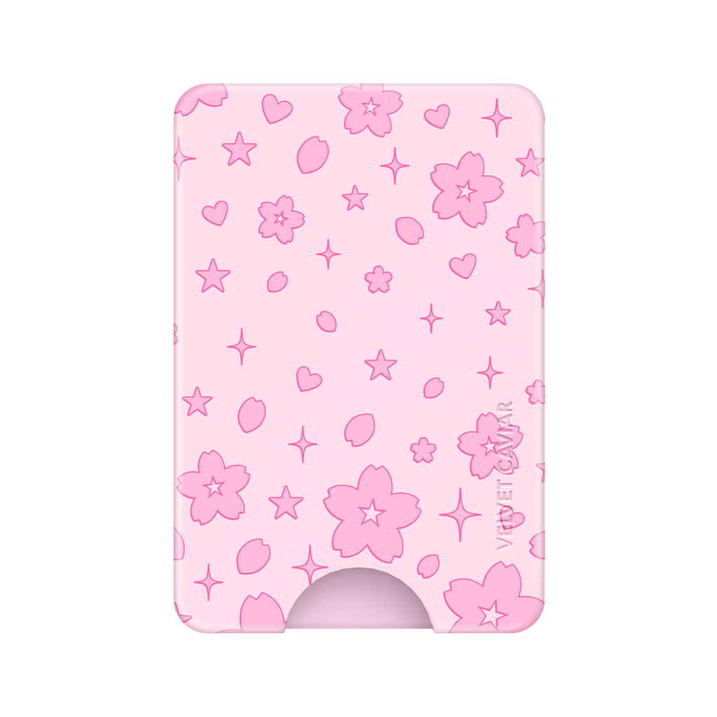 Pink Cherry Blossom MagSafe Wallet