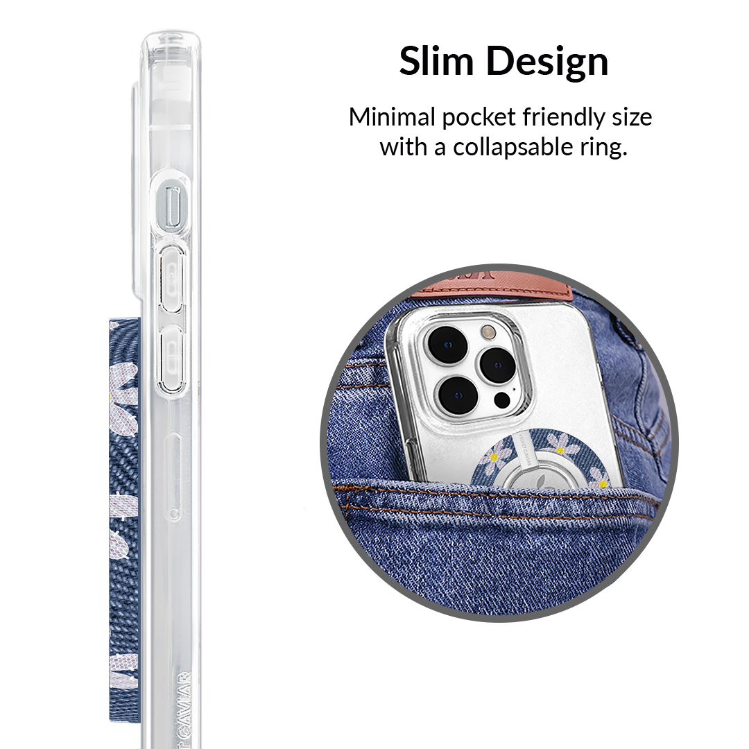 Denim Daisy MagSafe Grip Ring