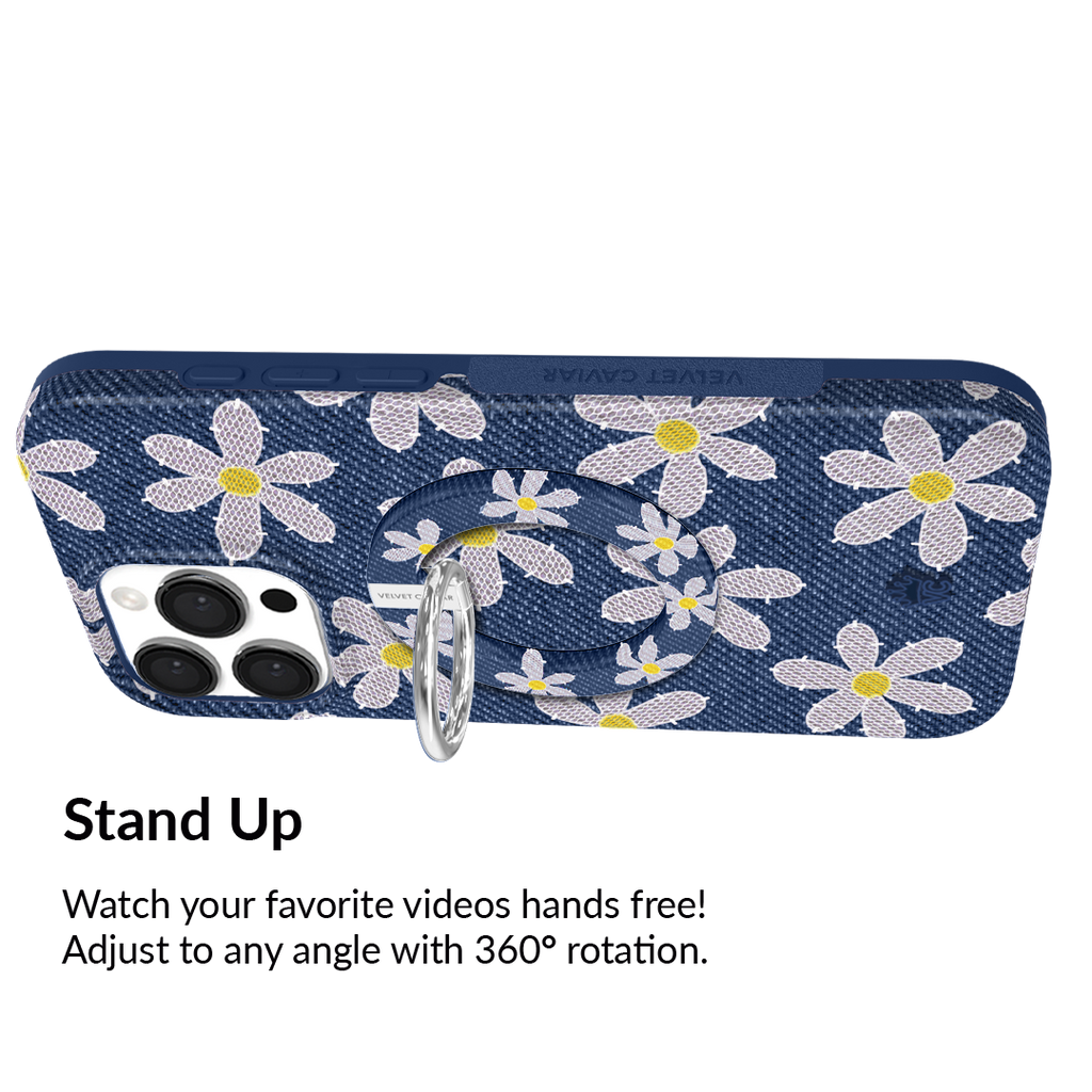 Denim Daisy MagSafe Grip Ring