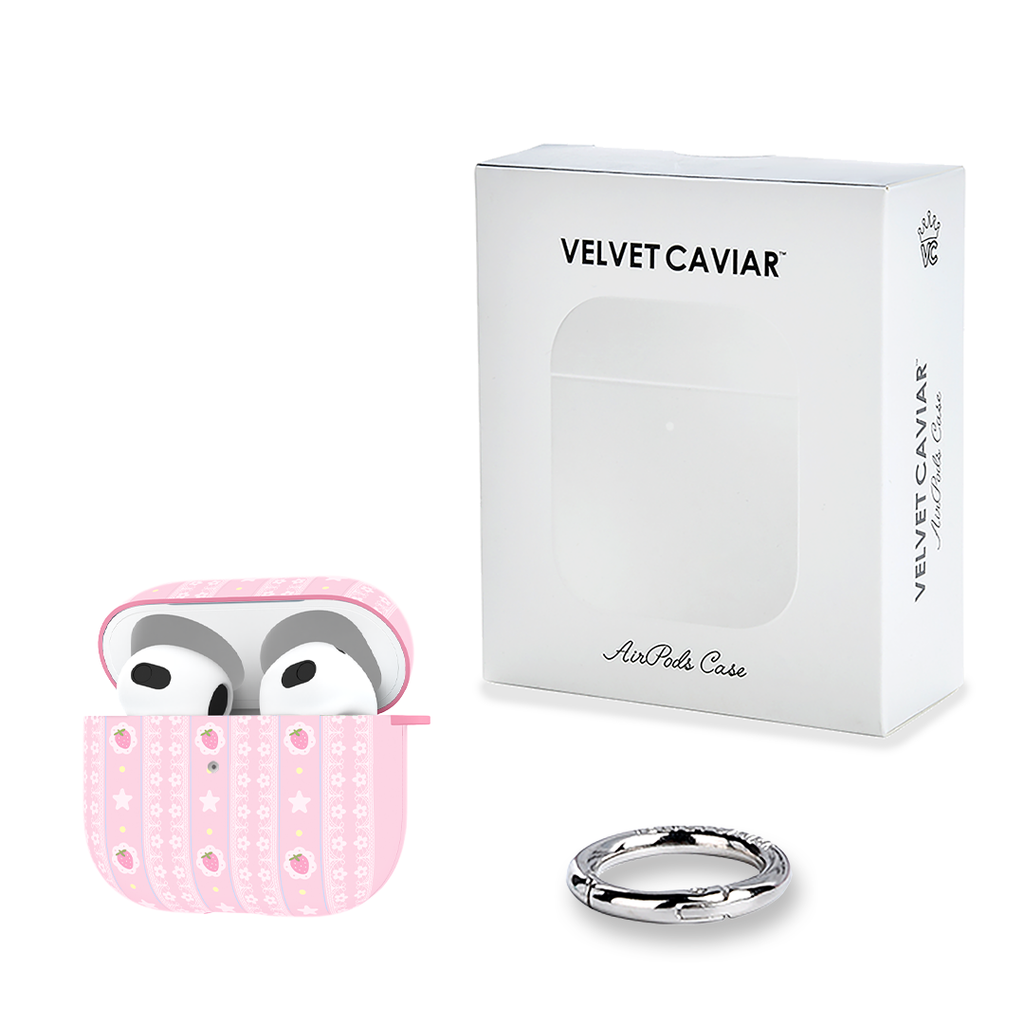 Strawberry Macaron AirPod Case