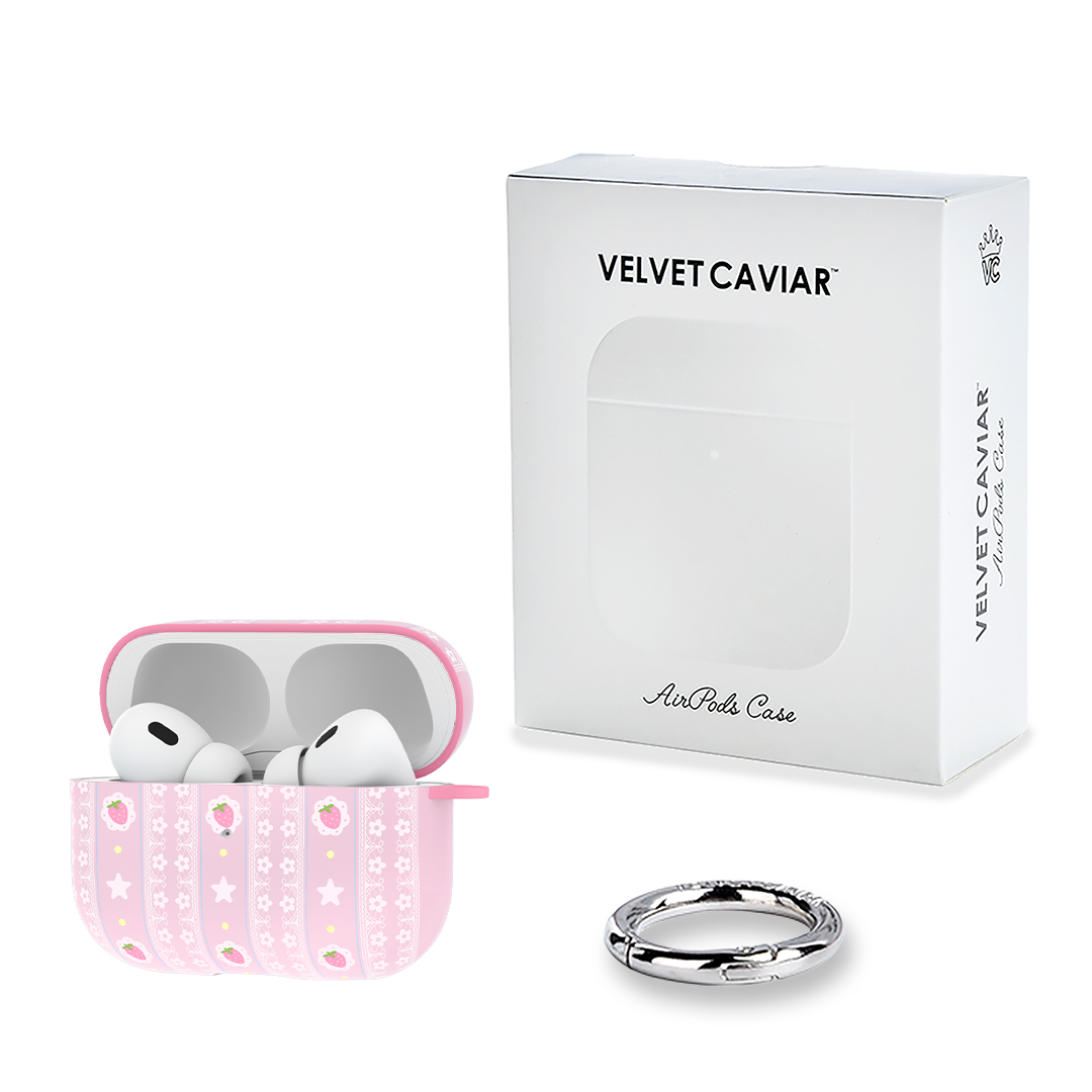 Strawberry Macaron AirPod Case