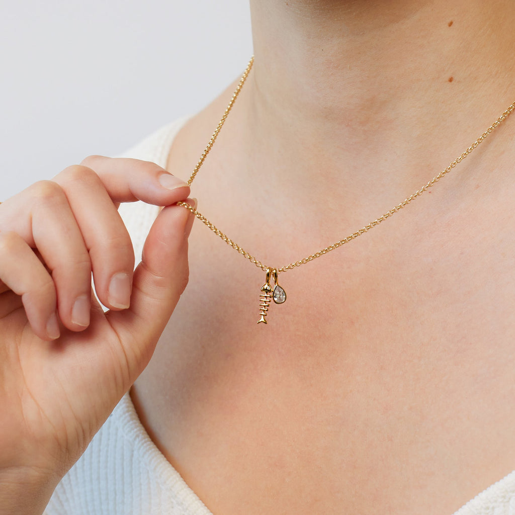 Fishbone Charm | Final Sale - Image 2