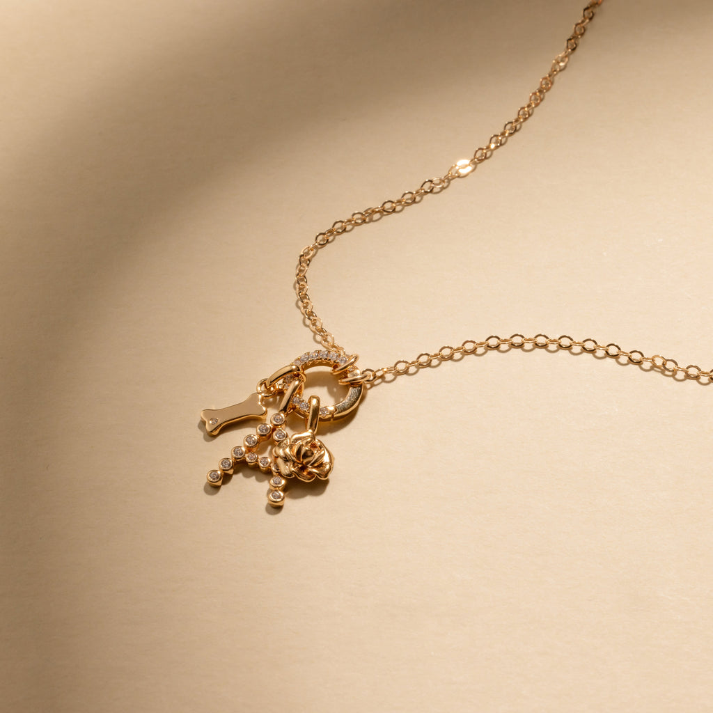 Flat Cable Charm Necklace - Image 2