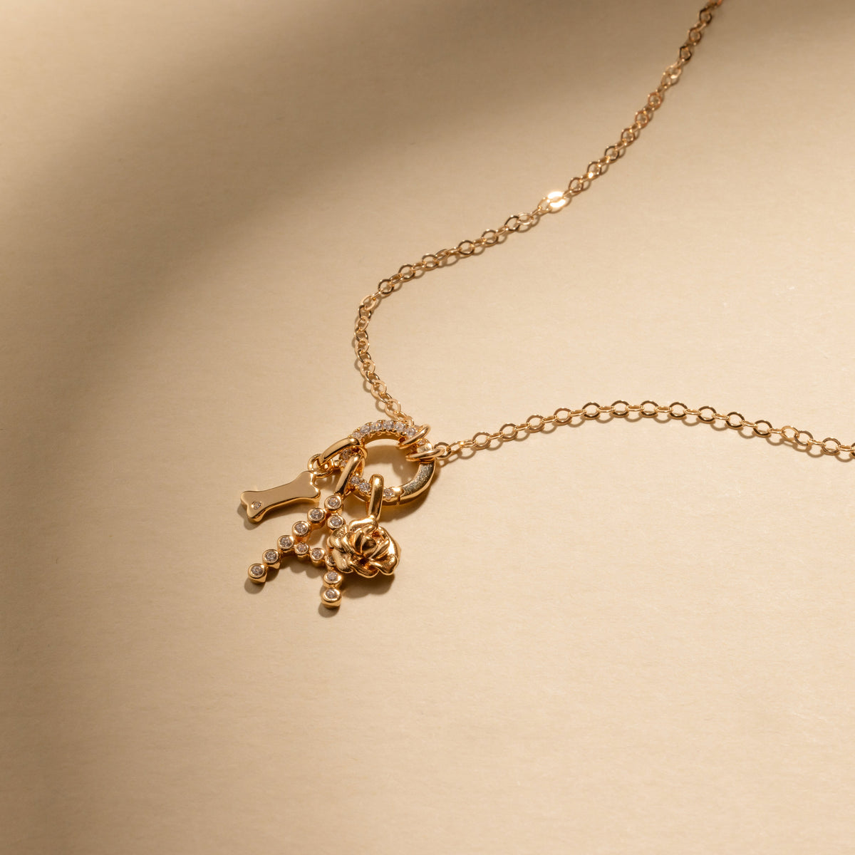 Flat Cable Charm Necklace - Image 2