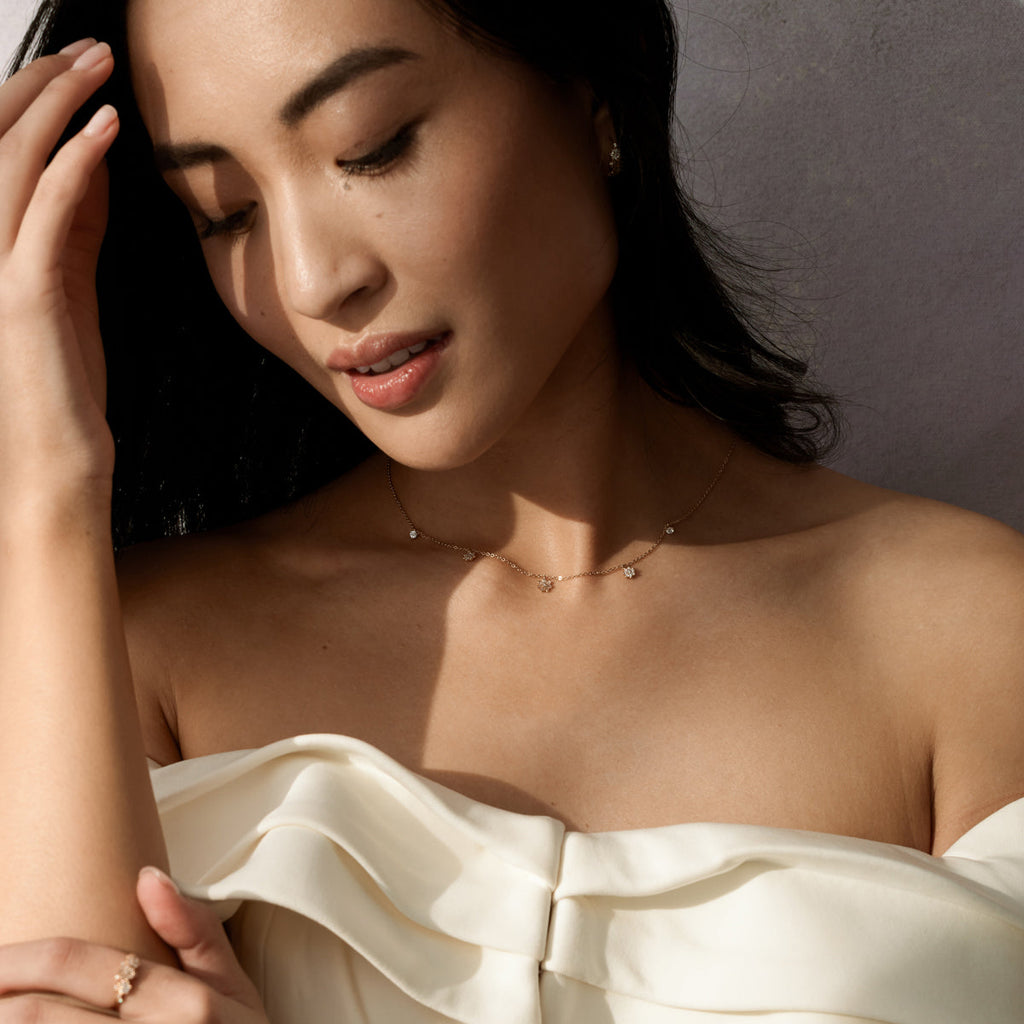 Flora Luxe Floating Necklace - Image 5