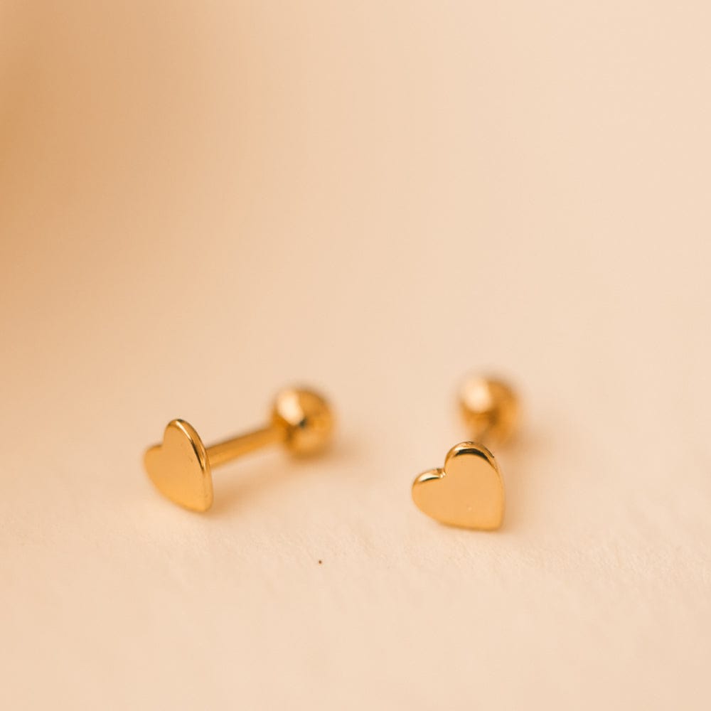 Heart Stud Earrings - Image 7