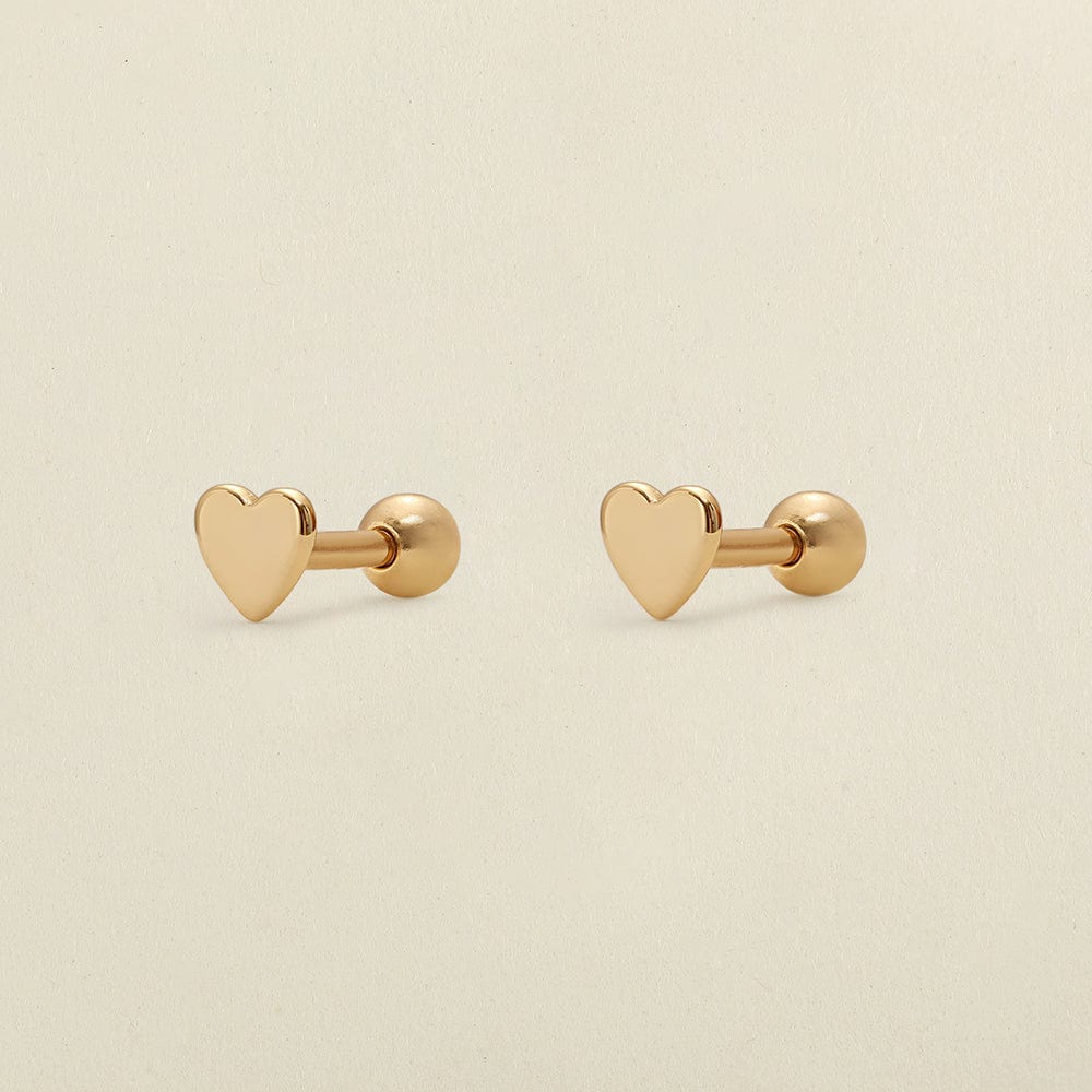 Heart Stud Earrings - Image 8
