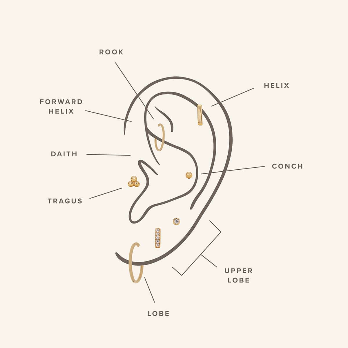 Heart Stud Earrings - Image 9