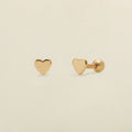 Heart Stud Earrings