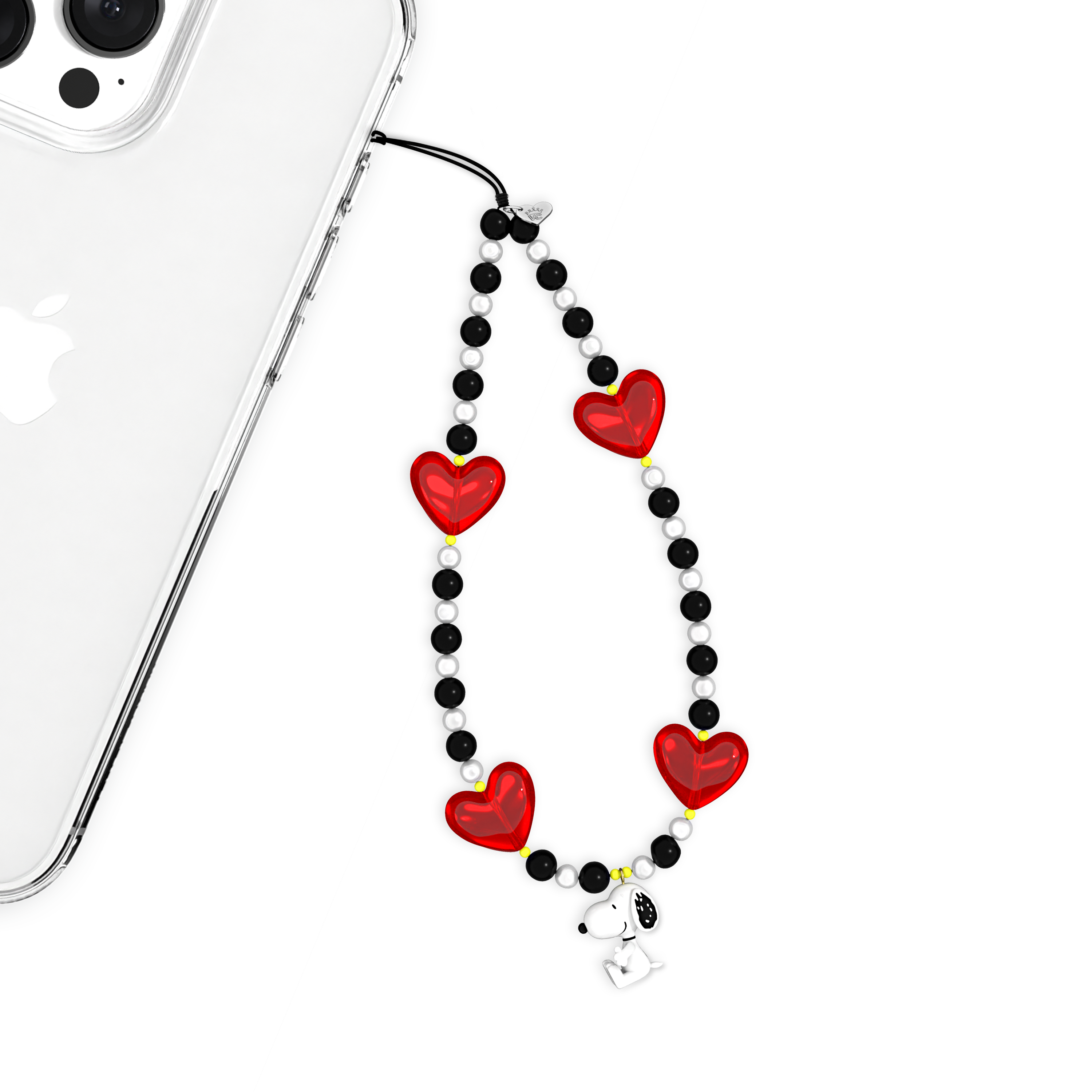Snoopy Hearts Phone Charm