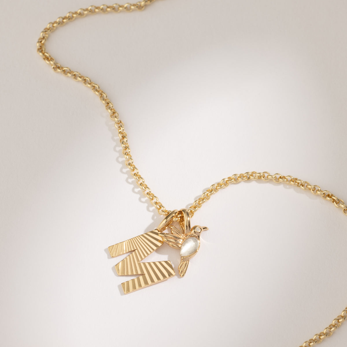 Hummingbird Gemstone Charm - Image 3