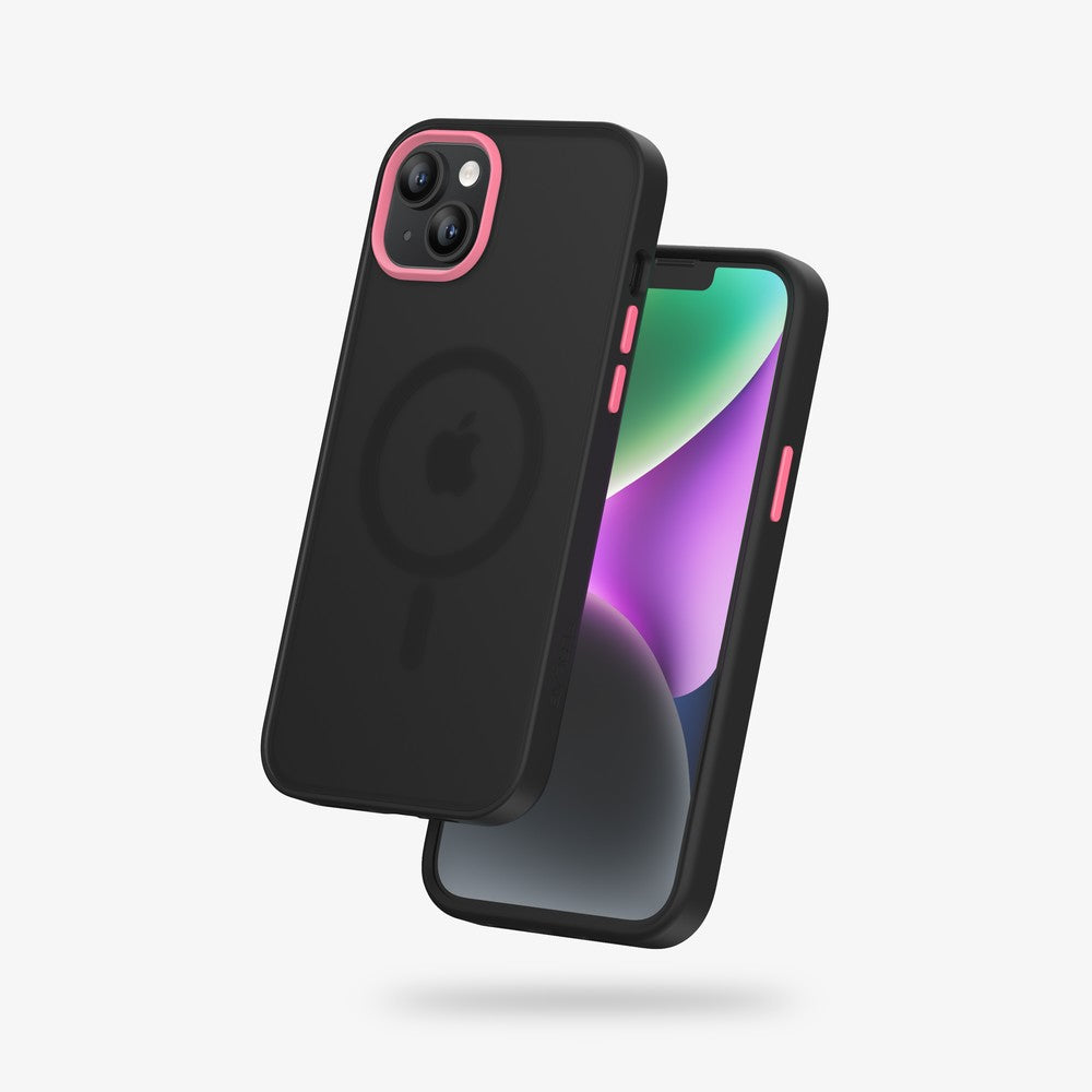 FLOLAB Surtect Tri-Fusion MagSafe Compatible Case – iPhone 14 Series (Stealth Black Frost)