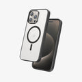 FLOLAB Surtect Tri-Fusion MagSafe Compatible Case – iPhone 15 Series (Black Frost Black)