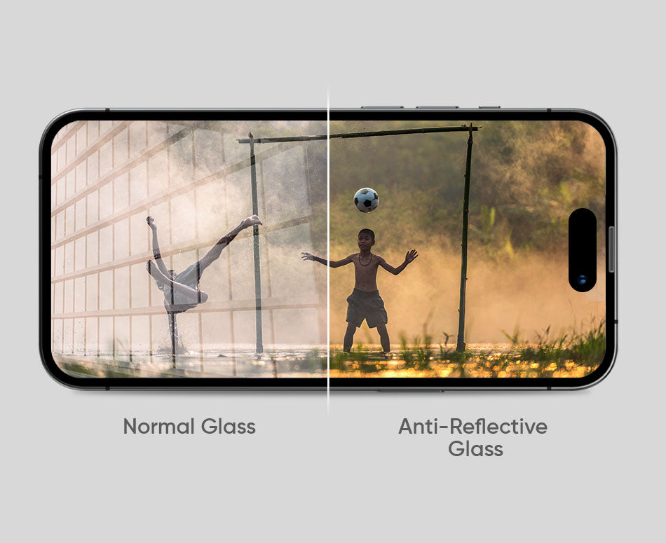NanoArmour ONETIME PRO Matte Anti-Glare ClearVue 3D Infinity Edge – iPhone 15 Series