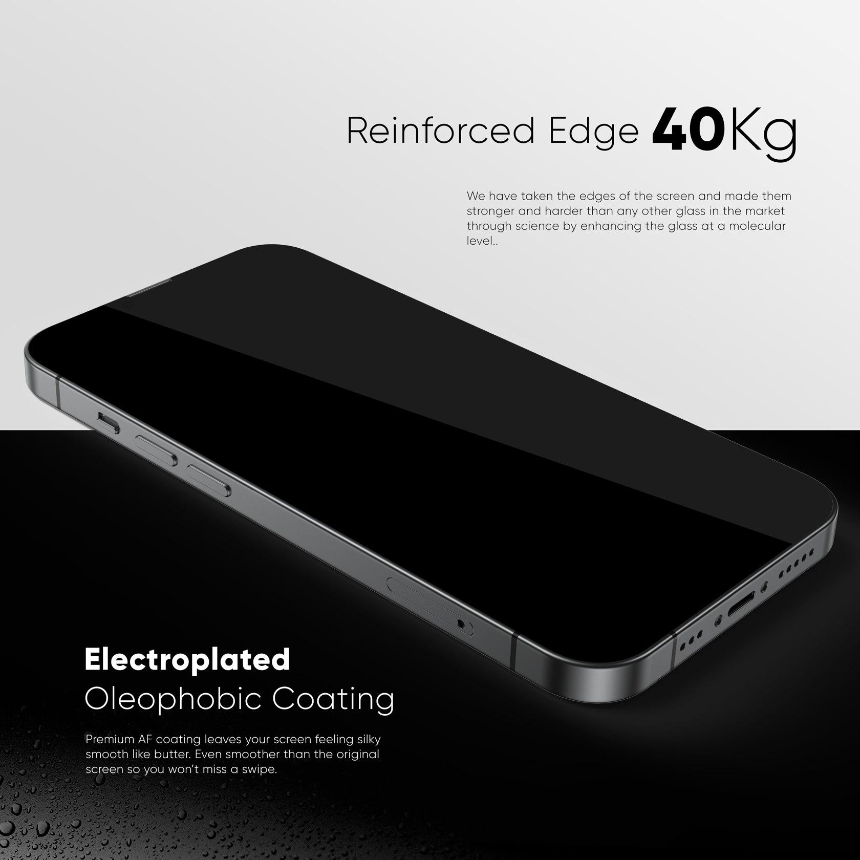 NanoArmour Privacy Screen for iPhone 14 Plus Anti-Dust Edge-to-Edge