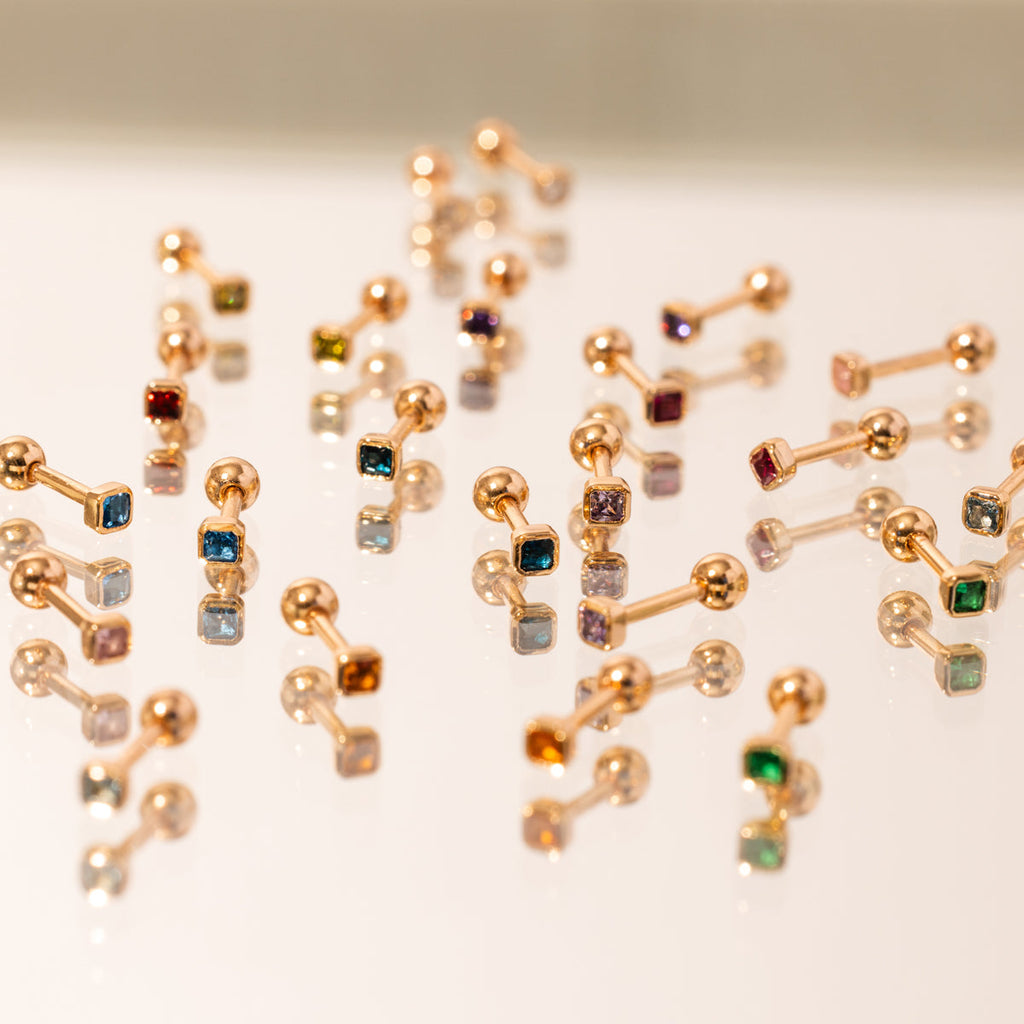 January Birthstone Stud Earrings | Final Sale - Image 3