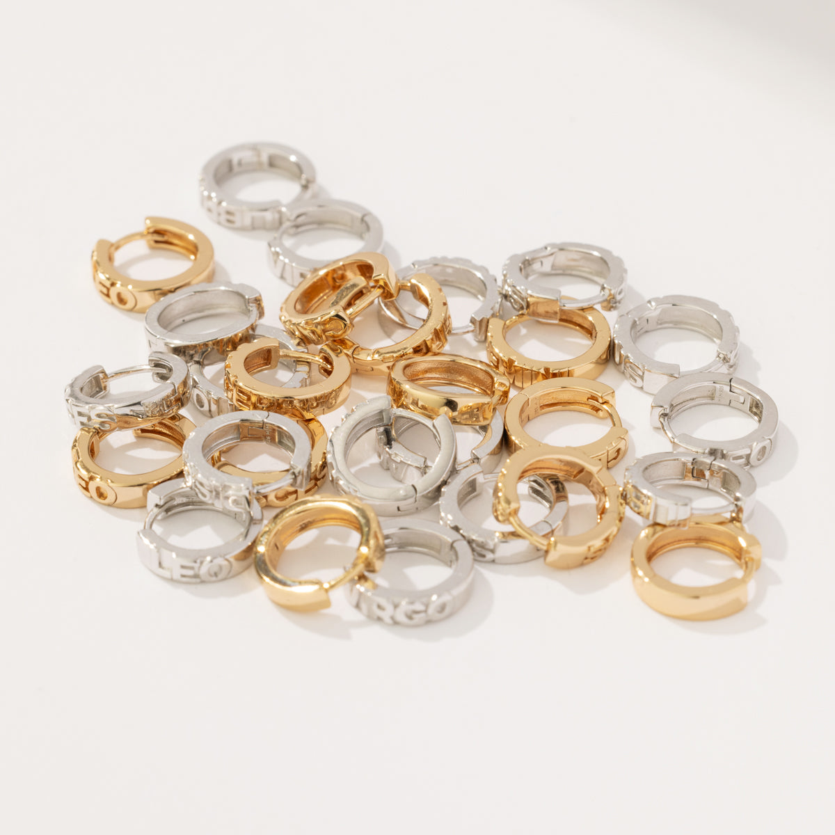 Leo Huggie Hoop Earrings | Final Sale - Image 4