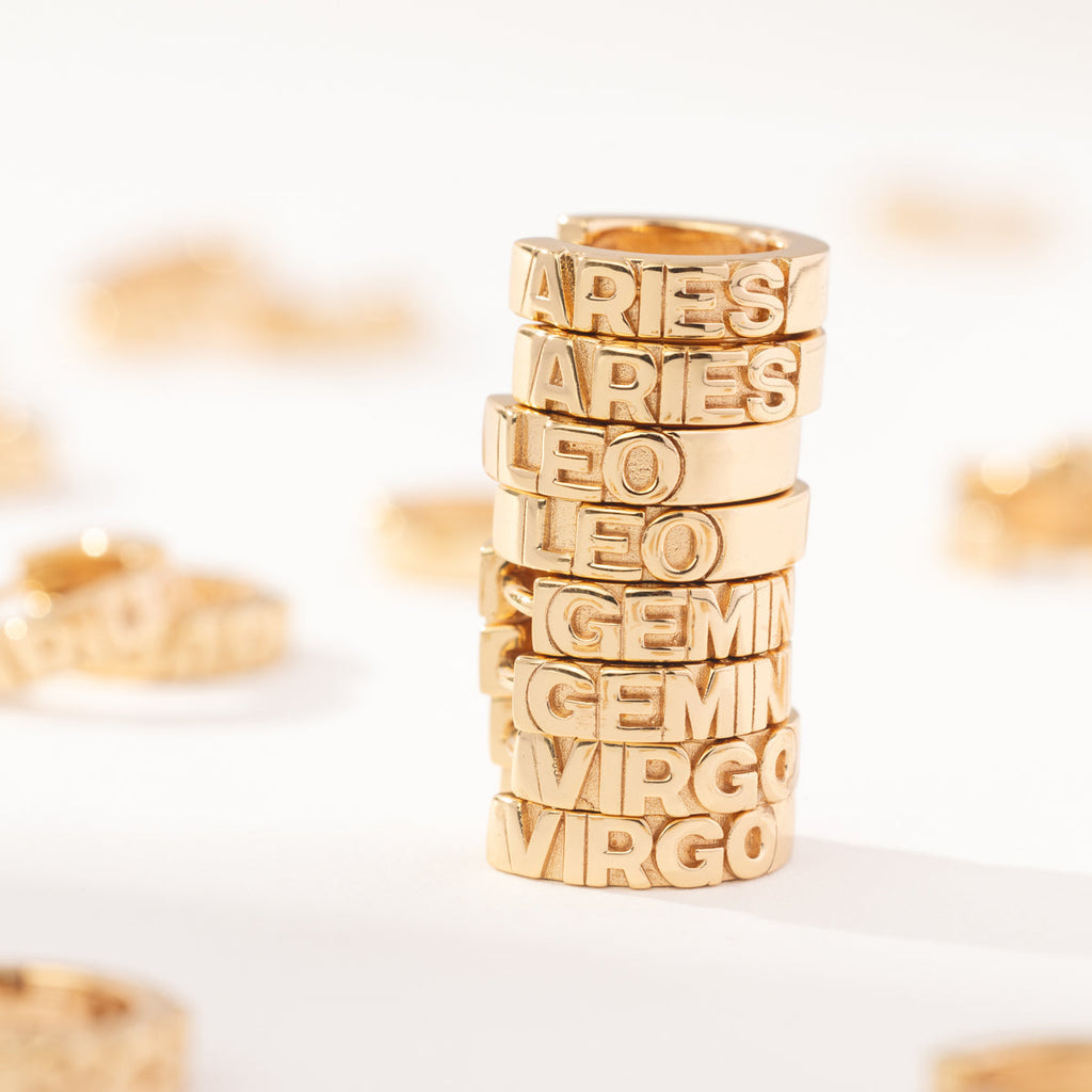 Leo Huggie Hoop Earrings | Final Sale - Image 3