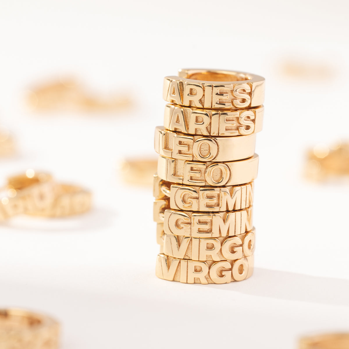 Leo Huggie Hoop Earrings | Final Sale - Image 3