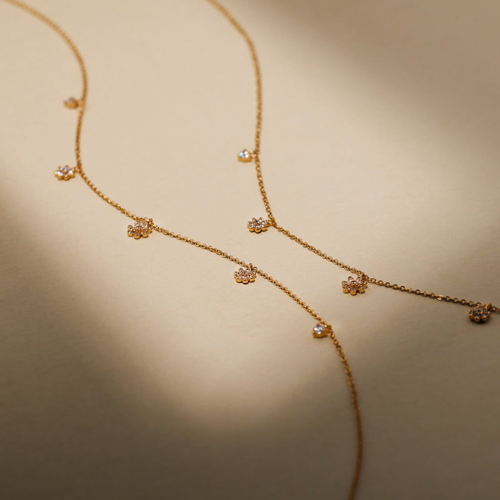 Flora Luxe Floating Necklace - Image 4