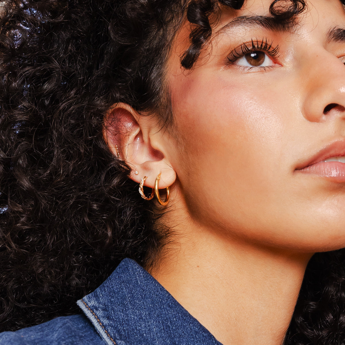 Maude Hoop Earrings - Image 7