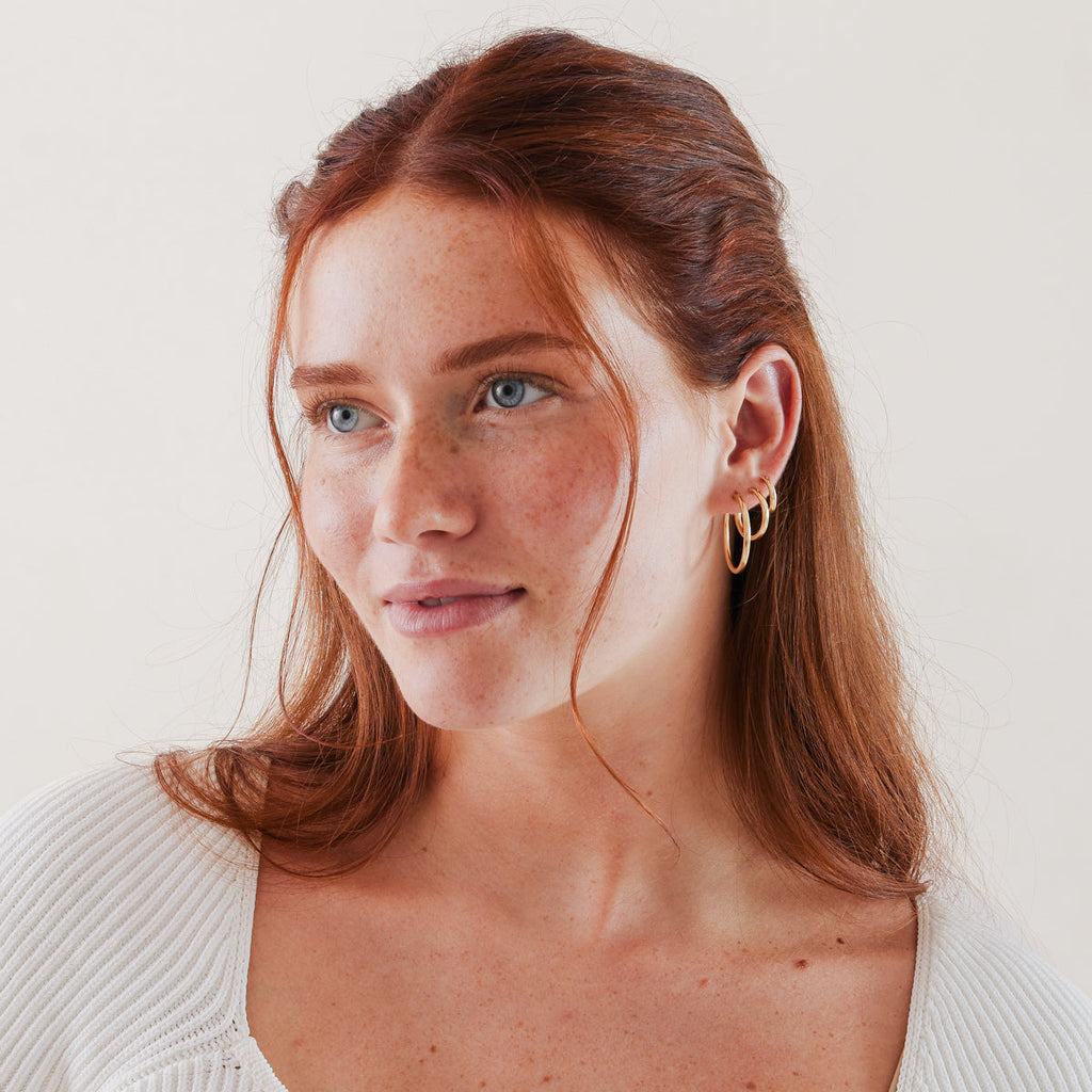 Maude Hoop Earrings - Image 2