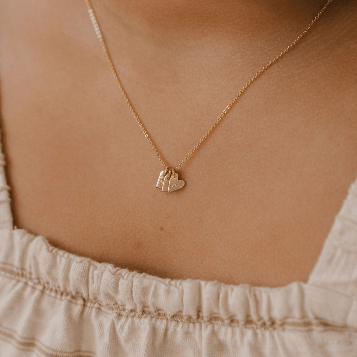 Mini Sweetheart Stacker Necklace - Image 2