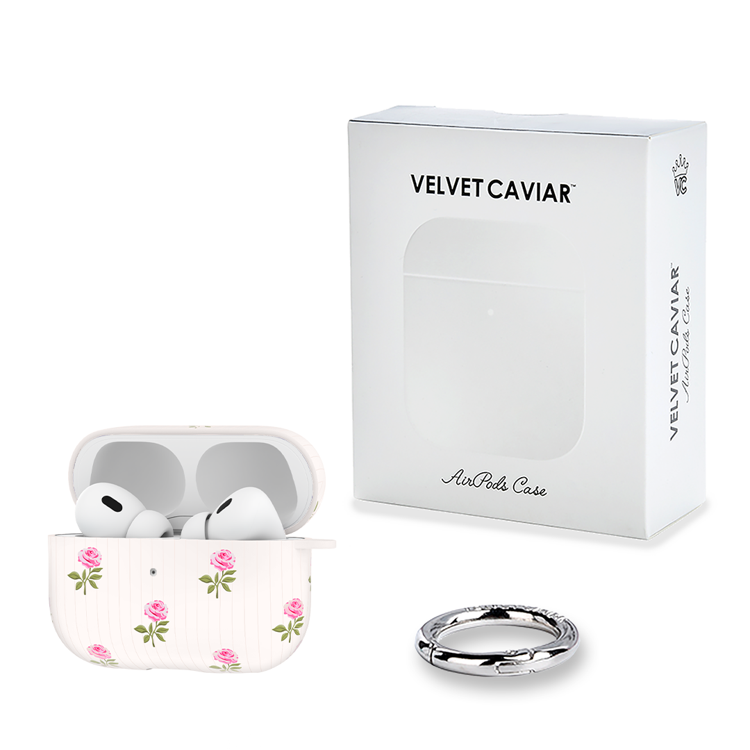 Pink Peony Floral AirPod Case