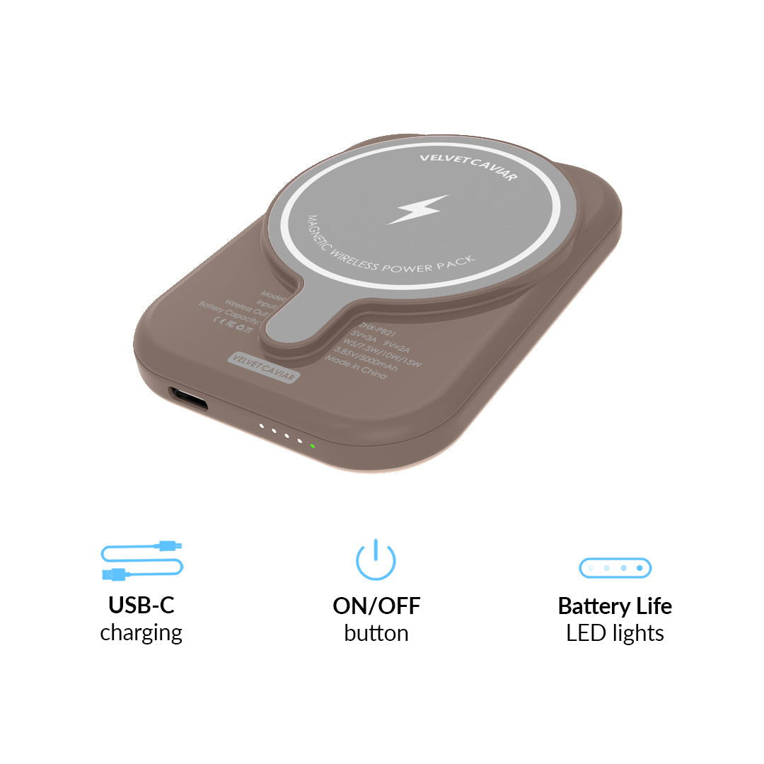 Toasted Almond MagSafe Battery Power Pack