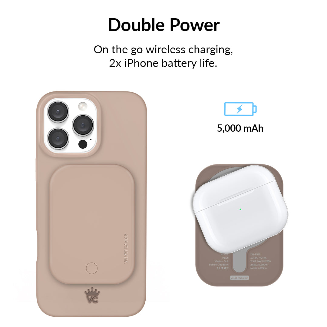 Toasted Almond MagSafe Battery Power Pack