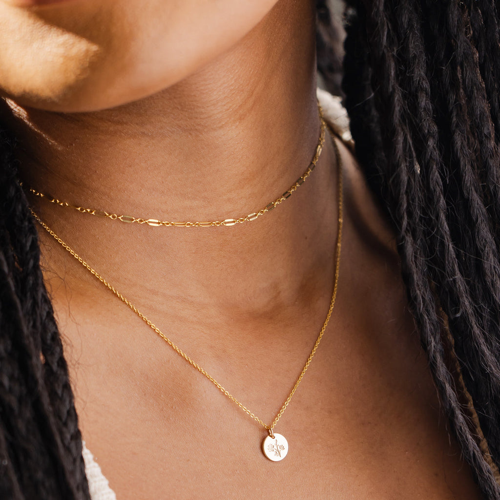 November Birth Flower Necklace - Image 6