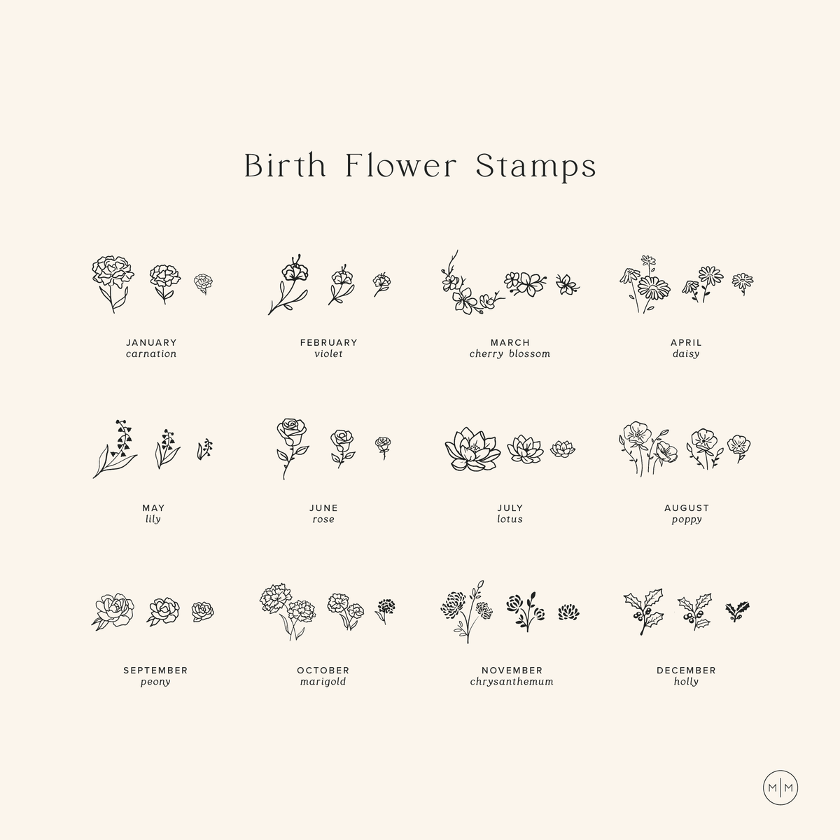 November Birth Flower Necklace - Image 10