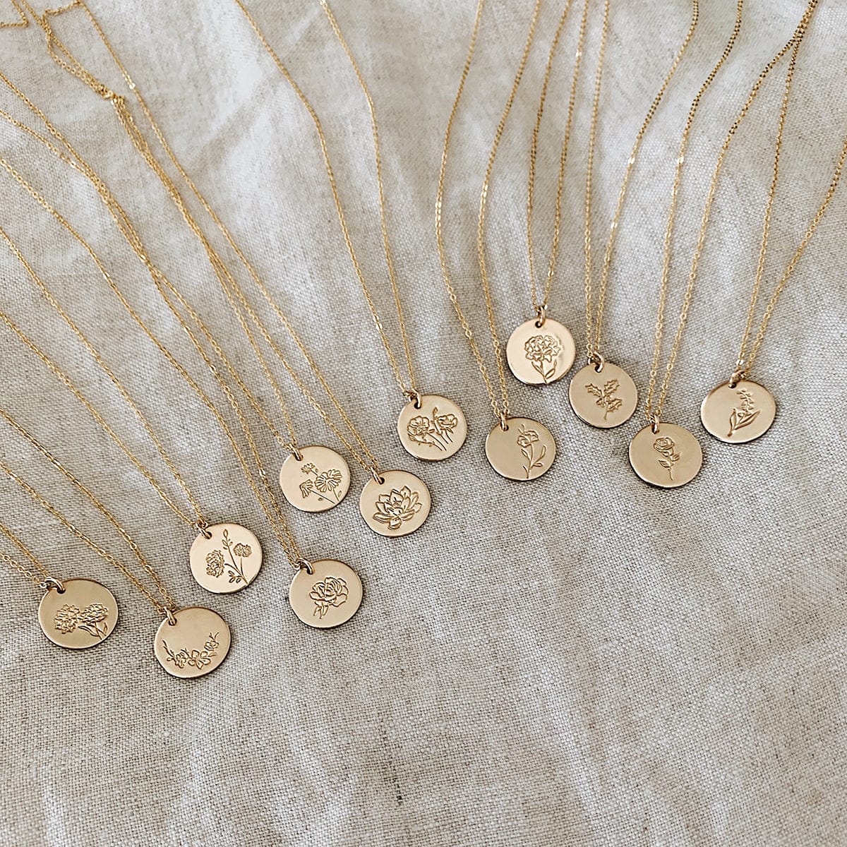 November Birth Flower Necklace - Image 11