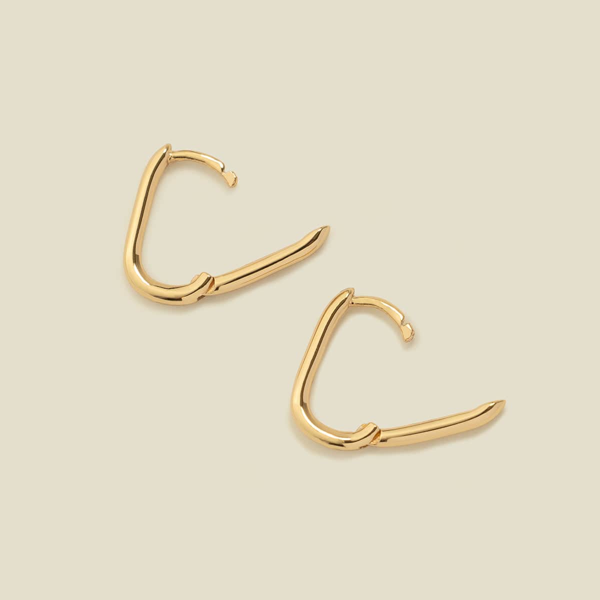 Paperclip Hoop Earrings - Image 5
