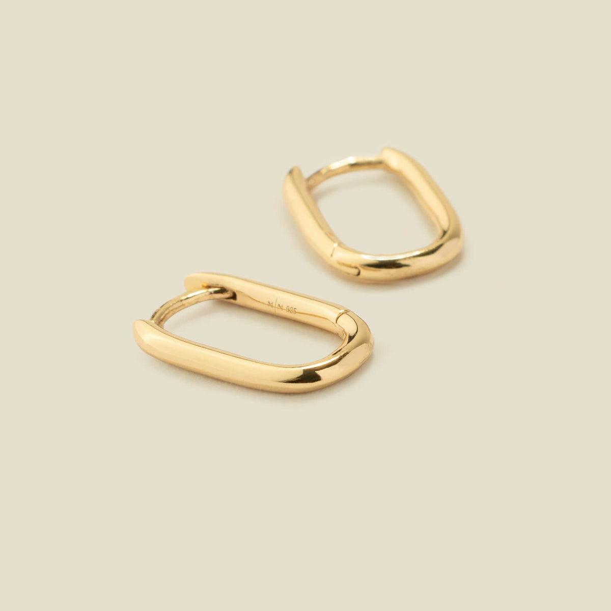 Paperclip Hoop Earrings - Image 3