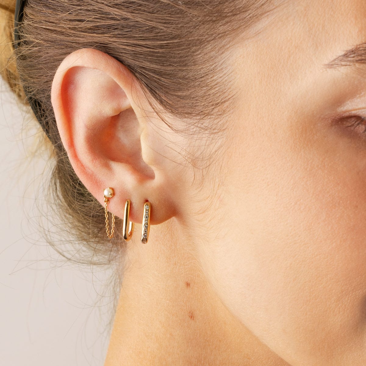 Paperclip Hoop Earrings - Image 6
