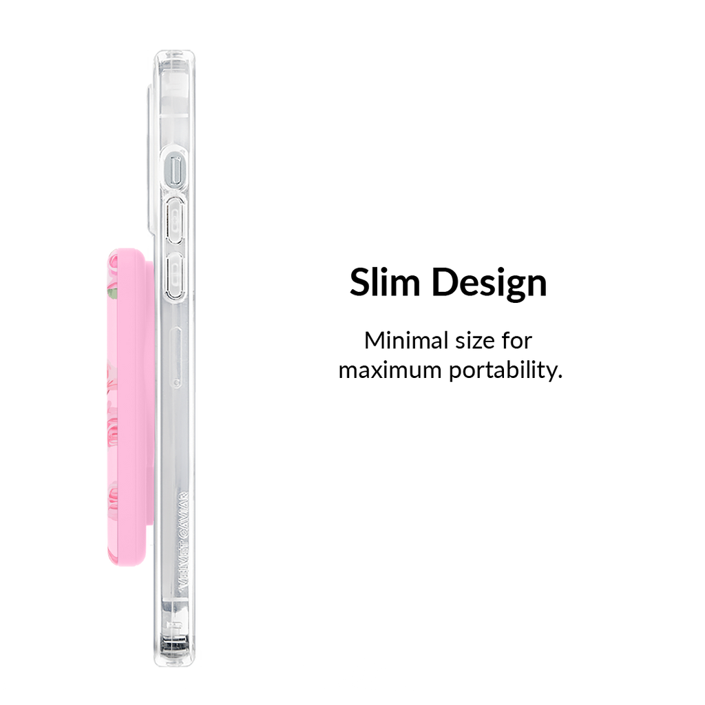 Baby Pink Roses MagSafe Battery Power Pack