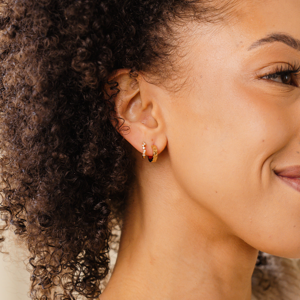 Pisces Huggie Hoop Earrings | Final Sale - Image 2