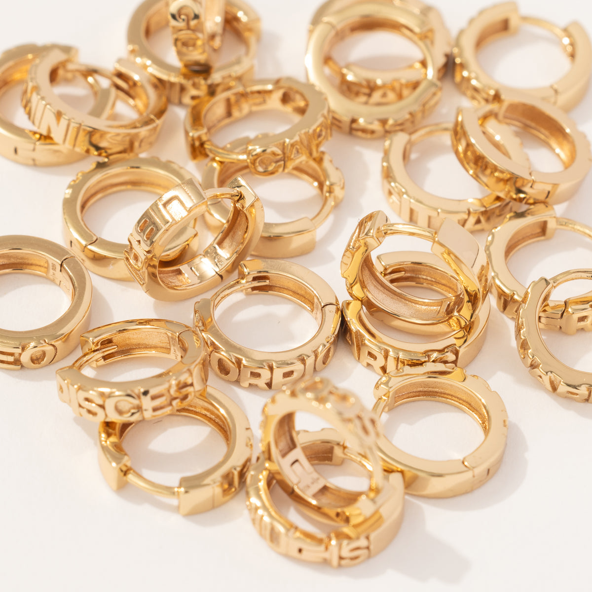 Pisces Huggie Hoop Earrings | Final Sale - Image 3