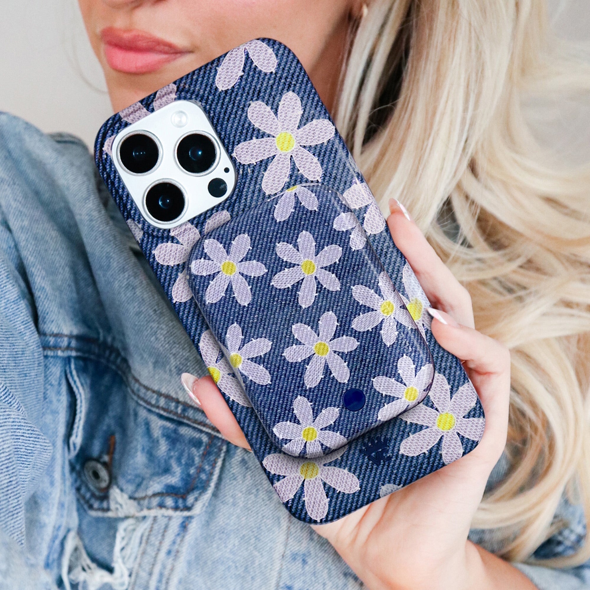 Denim Daisy MagSafe Battery Power Pack
