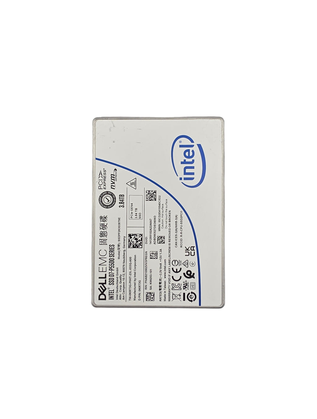 Dell SSD NVMe 2.5" 3.84TB TLC Read Intensive