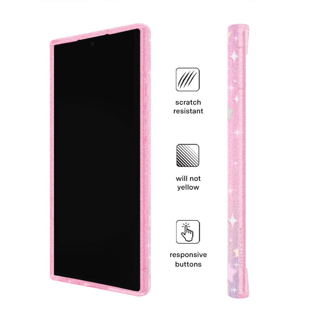 Falling Star Glitter Samsung Case