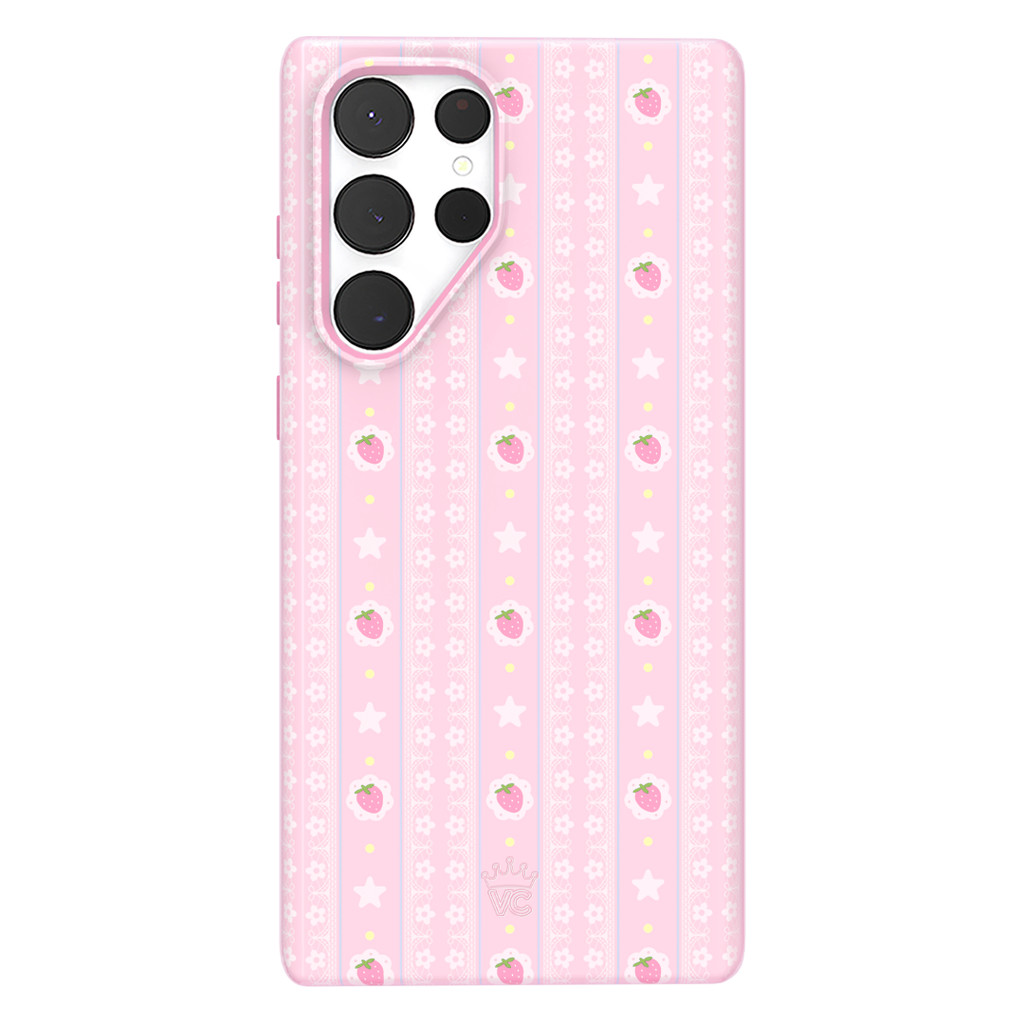 Strawberry Macaron Samsung Case
