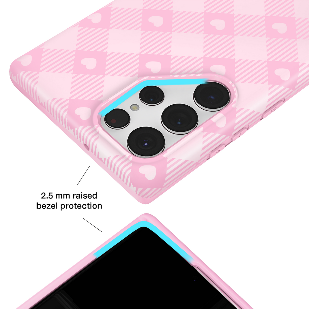 Dolly Pink Gingham Samsung Case
