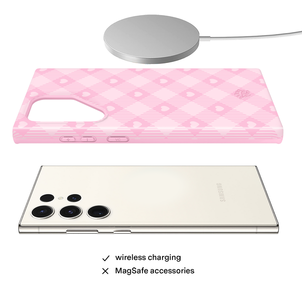Dolly Pink Gingham Samsung Case