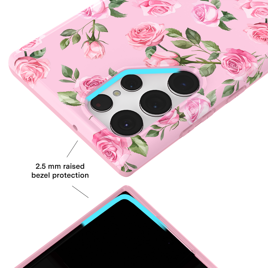 Baby Pink Roses Samsung Case