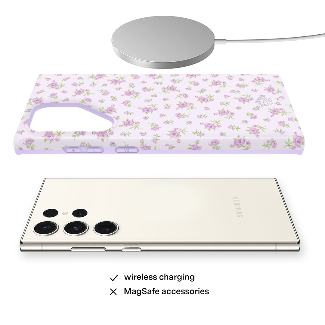 Dainty Lilac Floral Samsung Case